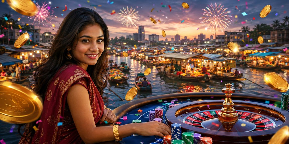 বরিশালের একজন খেলোয়াড় gb 22 রুলেট গেম খেলছেন